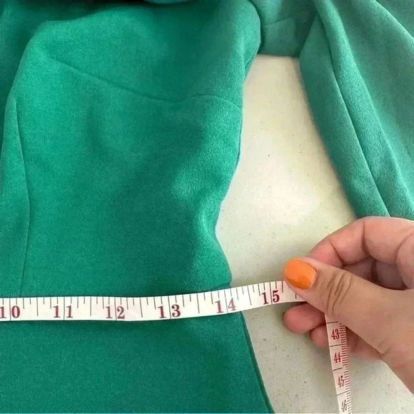 Donna Morgan Women’s Long Sleeve Sheath Dress with Flap Pockets at Side Hips - Picture 13 of 15